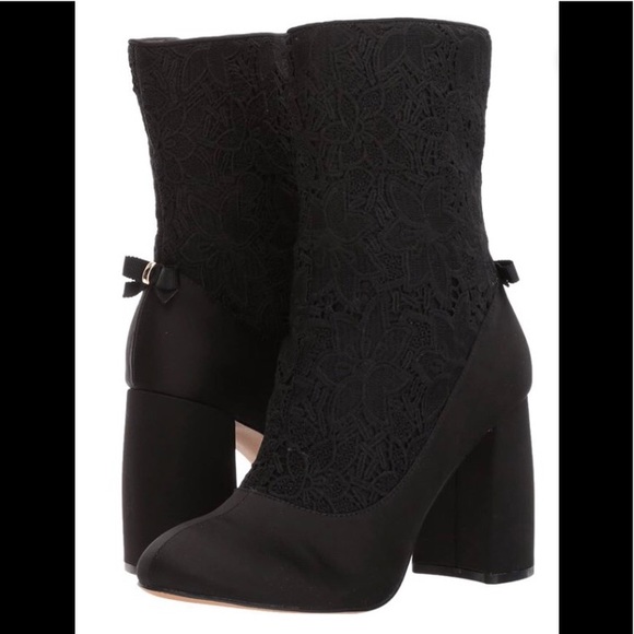 Nanette Lepore Linette Lace Bootie 9.5 - Picture 2 of 4